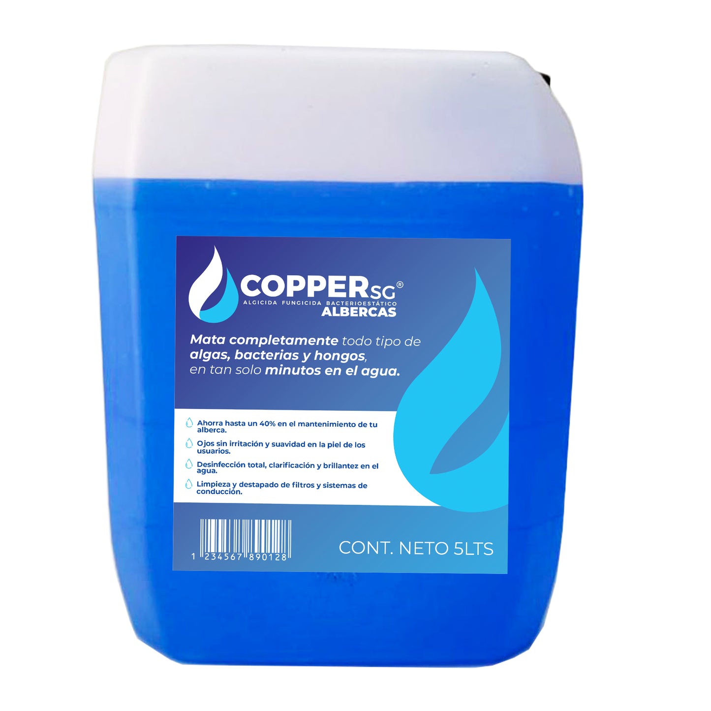 Copper Albercas 5Lt.