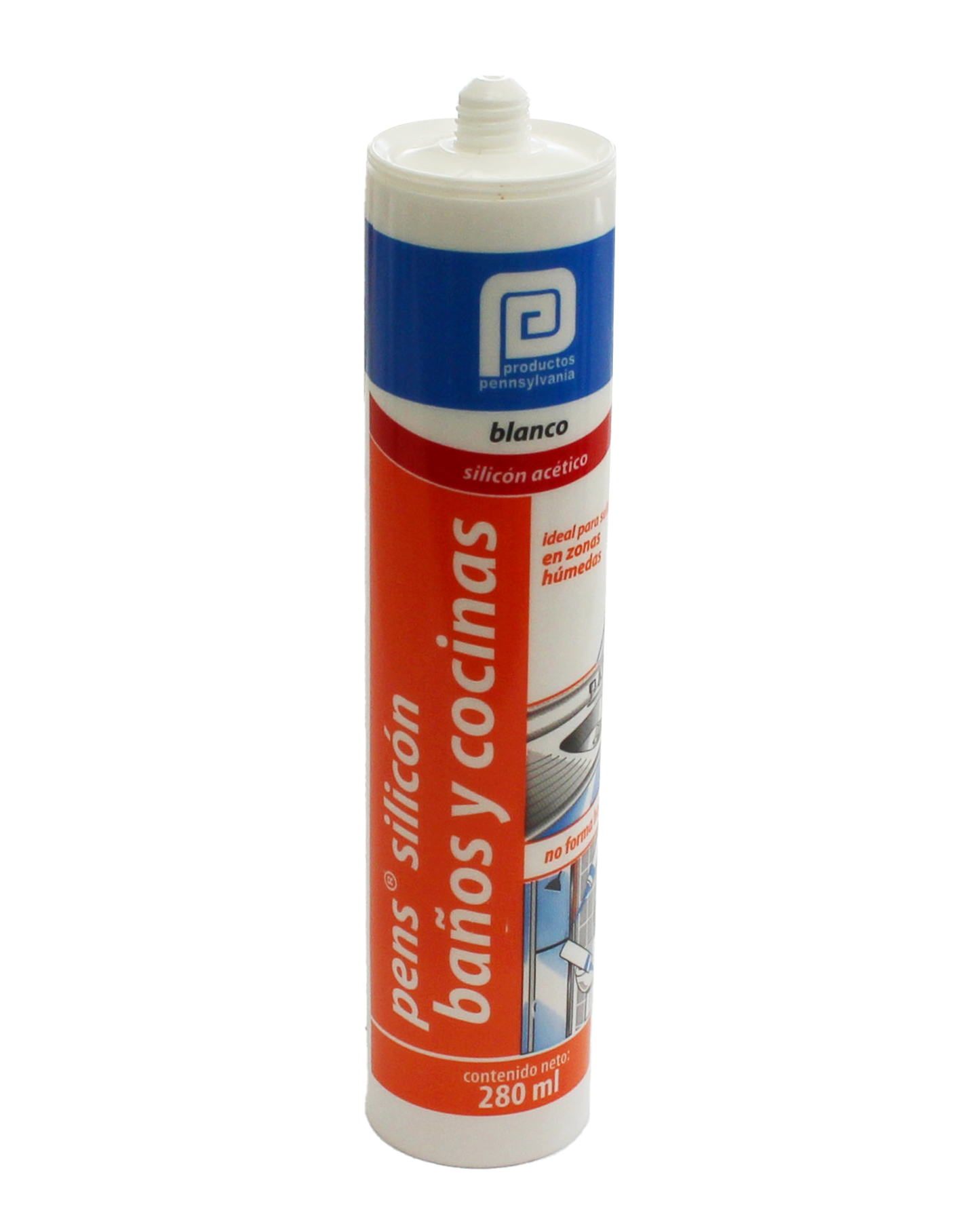 Pens Silicón Acético Blanco